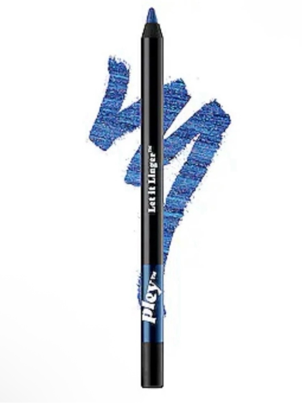 PLEY Let It Linger 12 Hr Gel Eyeliner Pencil DENIM Blue 1.2 g NIB Glides On
